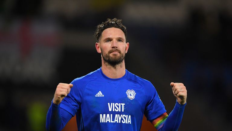 during the Sky Bet Championship match between Cardiff City and Norwich City at Cardiff City Stadium on December 1, 2017 in Cardiff, Wales.