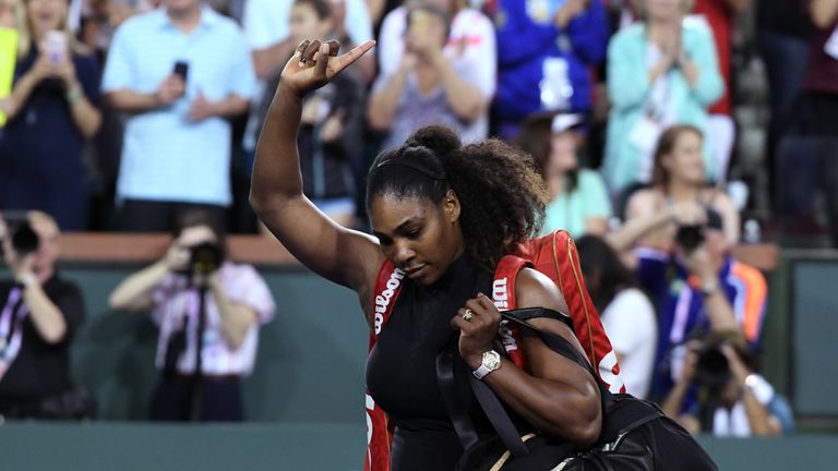 Serena Williams lost to sister Venus on Monday