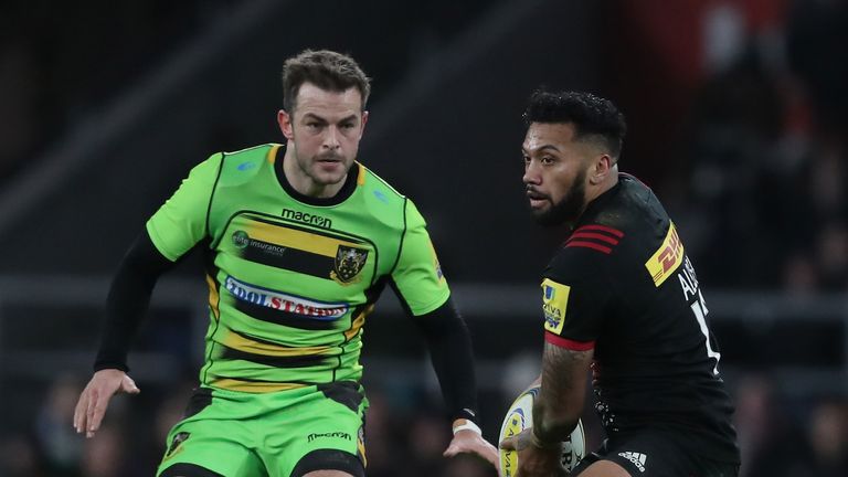 Stephen Myler during the Aviva Premiership Big Game 10 match between Harlequins and Northampton Saints