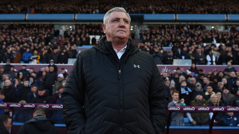 Steve Bruce manager of Aston Villa 