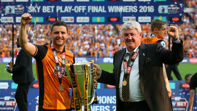 during Sky Bet Championship Play Off Final match between Hull City and Sheffield Wednesday at Wembley Stadium on May 28, 2016 in London, England.