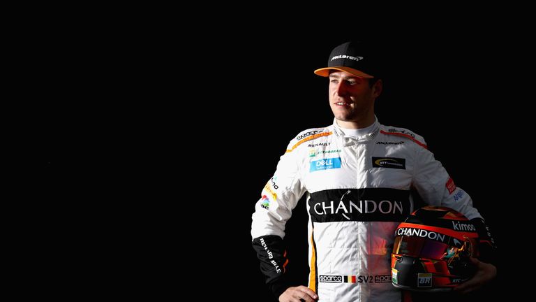 Stoffel Vandoorne of Belgium and McLaren F1 poses for a photo during previews ahead of the Australian Formula One Grand Prix at Albert Park on March 22, 2018 in Melbourne