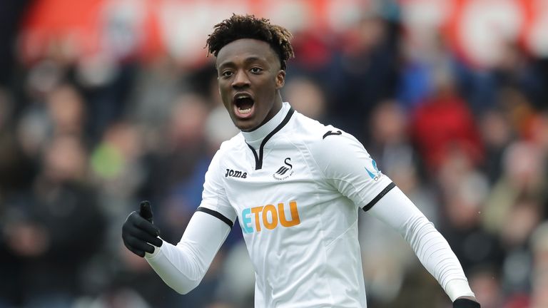  during The Emirates FA Cup Quarter Final match between Swansea City and Tottenham Hotspur at Liberty Stadium on March 17, 2018 in Swansea, Wales.