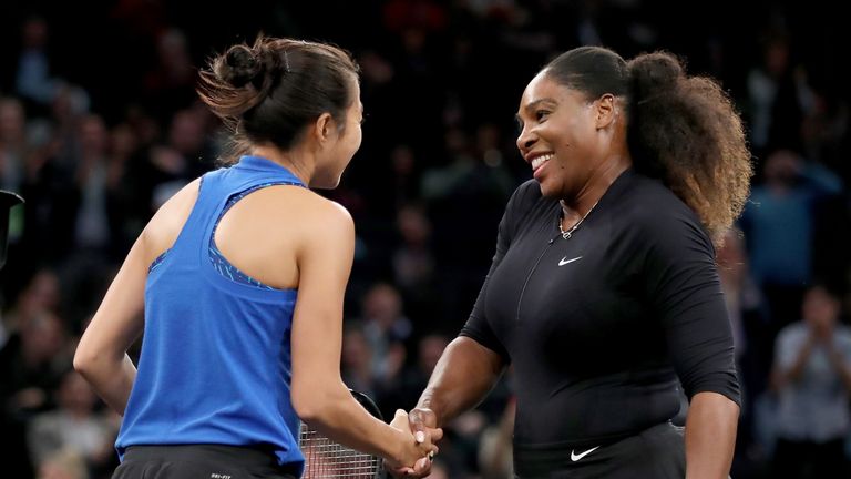 Williams defeated Marion Bartoli in New York before losing to China's Zhang Shuai