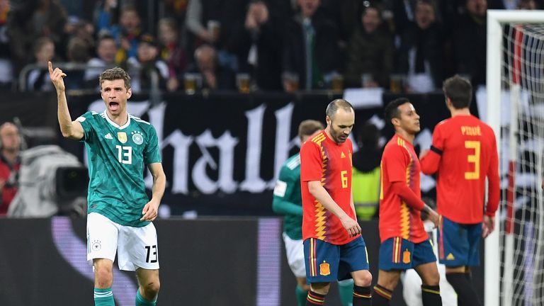  International friendly match between Germany and Spain at Esprit-Arena on March 23, 2018 in Duesseldorf, Germany.