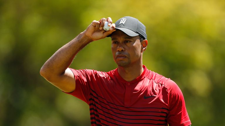 Tiger Woods during the final round of the Valspar Championship