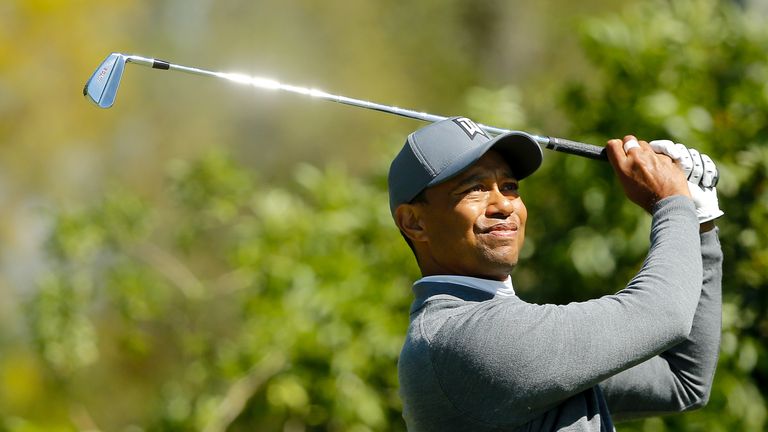 Tiger Woods during the first round of the Valspar Championship at Innisbrook Resort Copperhead Course on March 8, 2018 in Palm Harbor, Florida.