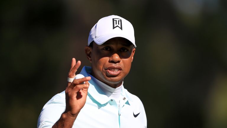 Tiger Woods during the second round of the Valspar Championship at Innisbrook Resort Copperhead Course on March 9, 2018 in Palm Harbor, Florida.