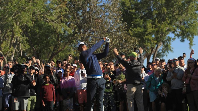 Tiger Woods during the first round at the Arnold Palmer Invitational Presented By MasterCard at Bay Hill Club and Lodge on March 15, 2018 in Orlando, Florida.