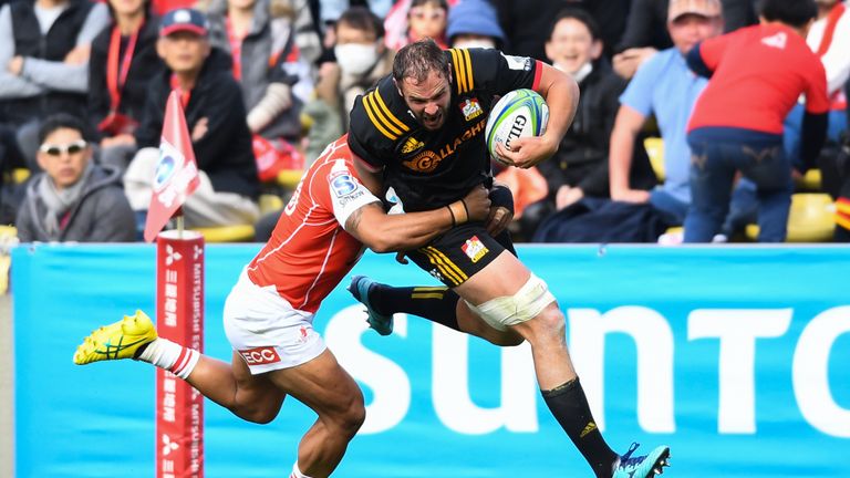 Chiefs' Tyler Ardron impressed on his first start for the Super Rugby francise