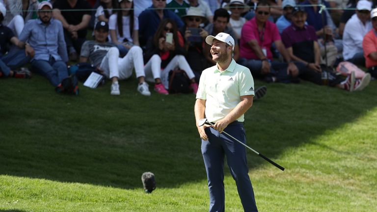 Tyrrell Hatton during the third round of the WGC-Mexico Championship