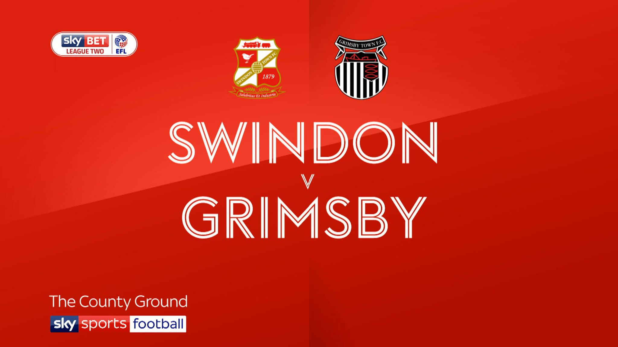 Live match preview - Swindon vs Grimsby 21.04.2018 