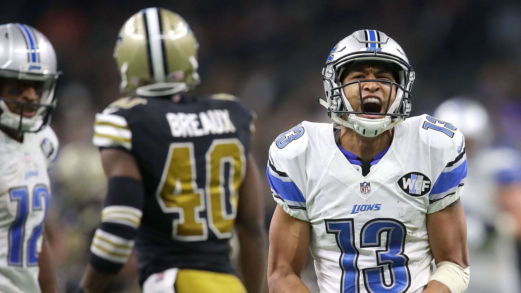 Detroit Lions quarterback Detroit Lions quarterback Matt Cassel (8) looks  to throw a pass against the New York Jets during an NFL football game in  Detroit, Monday, Sept. 10, 2018. (Jeff Haynes/AP