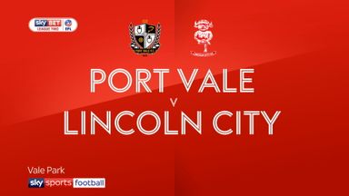 Port Vale 1-0 Lincoln
