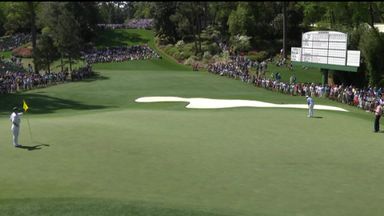 Fowler saves par with monster putt