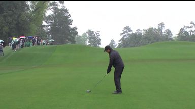 Mickelson hits driver close