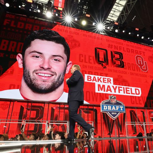 Browns shock with Mayfield pick