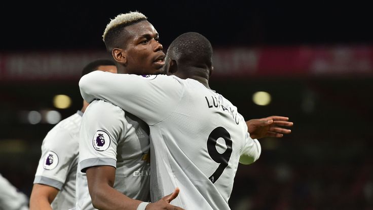 Paul Pogba set up Romelu Lukaku's goal against Bournemouth