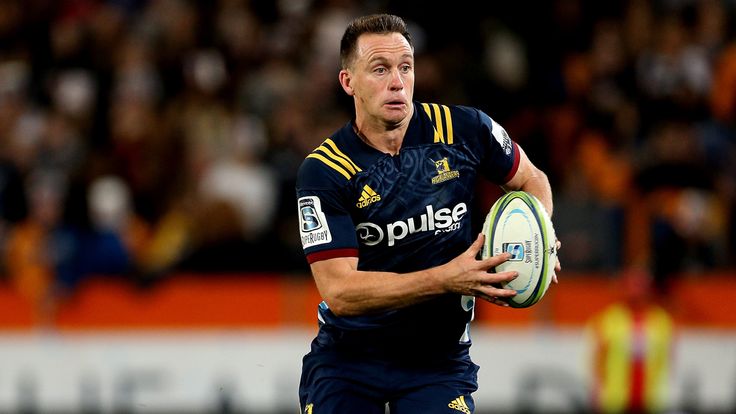 during the round nine Super Rugby match between the Highlanders and the Brumbies at Forsyth Barr Stadium on April 14, 2018 in Dunedin, New Zealand.