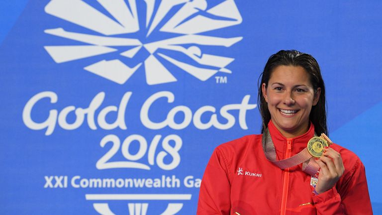 Aimee Wilmott gets her Commonwealth Games gold medal