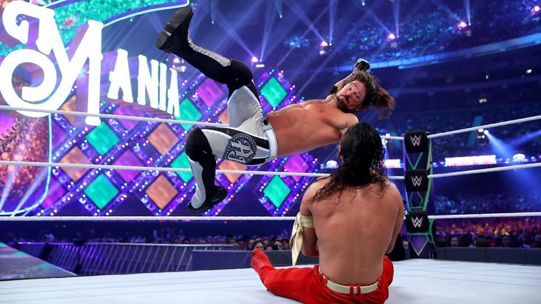 AJ Styles faced Shinsuke Nakamura in a WrestleMania 'dream match'