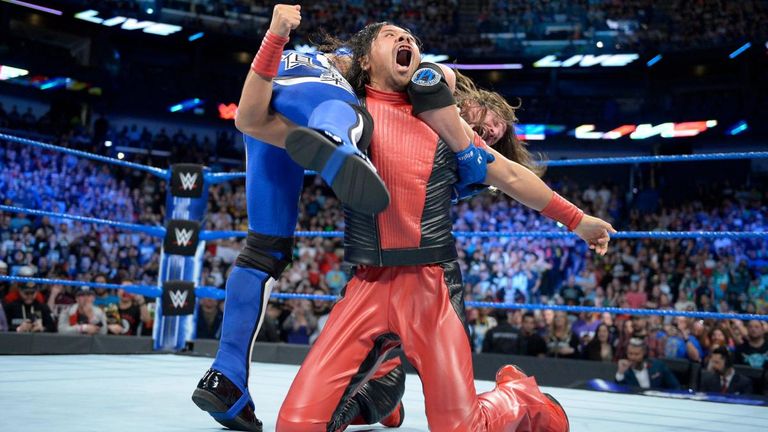 Shinsuke Nakamura unleashed a vicious attack on AJ Styles and Daniel Bryan
