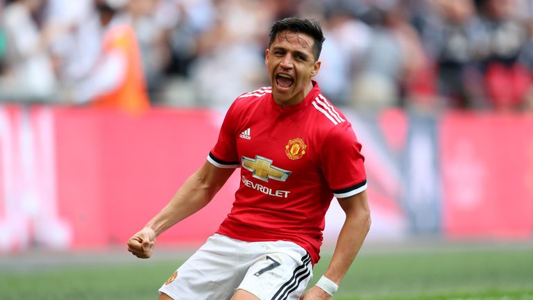 Alexis Sanchez is set to face former club Arsenal on Sunday