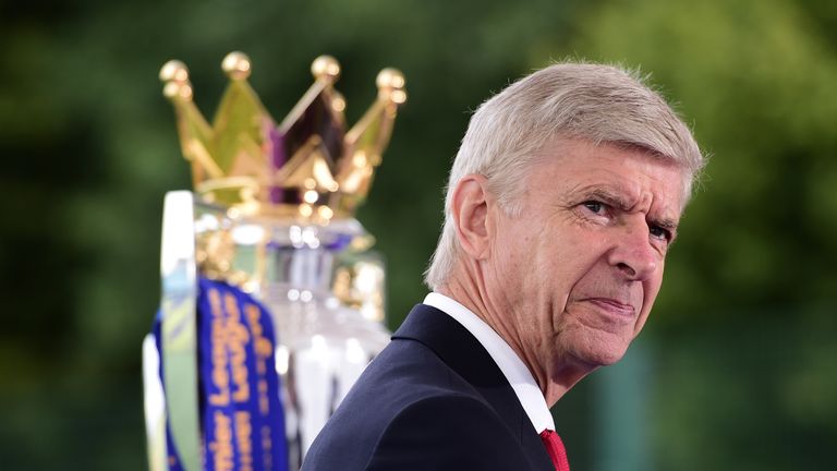 Arsene Wenger during the Official Premier League Season Launch Event held at Market Road pitches on August 10, 2016