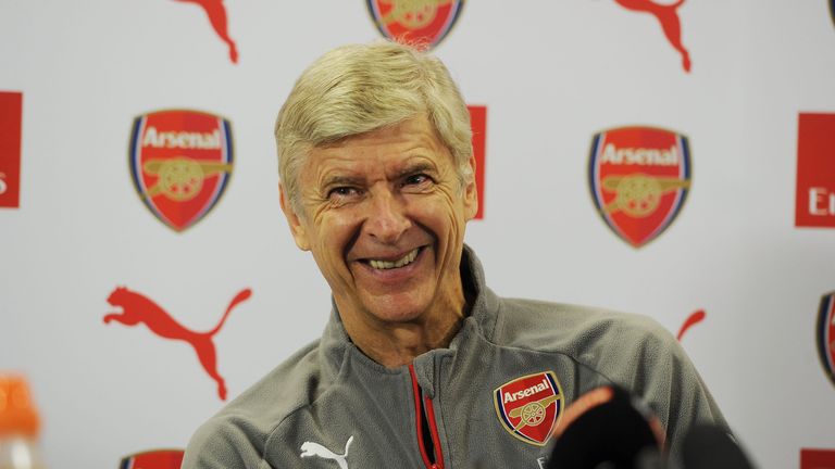 ST ALBANS, ENGLAND - NOVEMBER 03: Arsenal manager Arsene Wenger attends a press conference at London Colney on November 3, 2016 in St Albans, England. (Photo by Stuart MacFarlane/Arsenal FC via Getty Images)