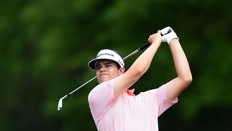 Beau Hossler during the final round of the Houston Open