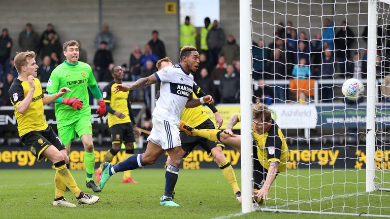 Assombalonga headed home from close range to steal a point for the visitors