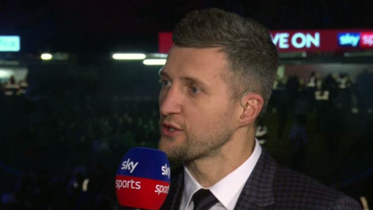 Carl Froch is backing a home win