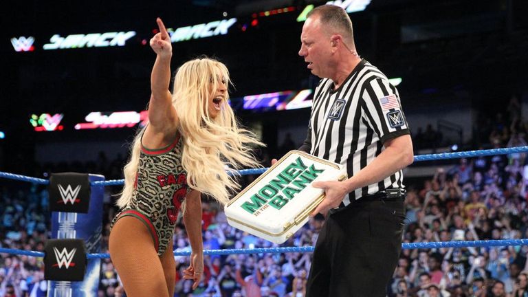 Carmella cashes in money in the bank contract