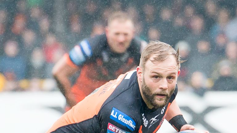 Paul McShane scored twice for Castleford in their one-sided win over Catalans Dragons