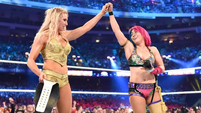 There was a mutual display of respect between Charlotte Flair and Asuka after their match