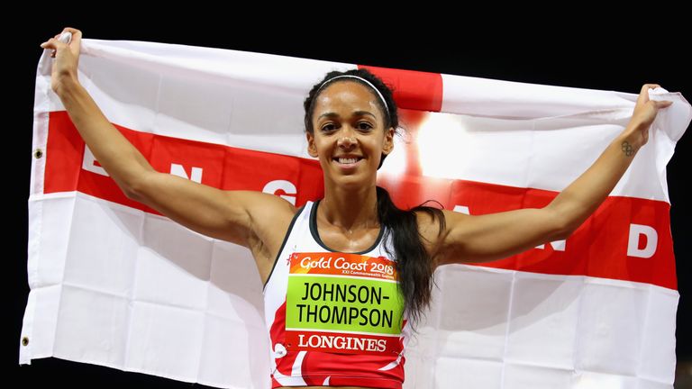 Katarina Johnson-Thompson wins  Commonwealth Games heptathlon
gold.
