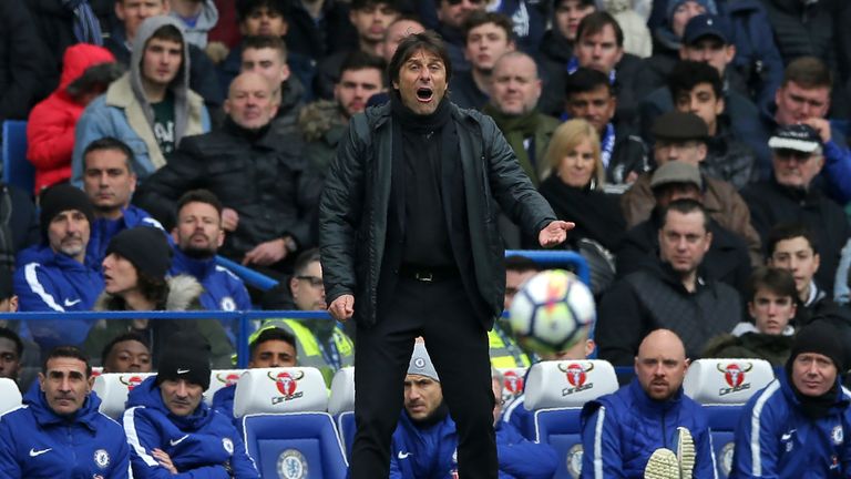 Antonio Conte's Chelsea now look set to be consigned to a Europa League place next season