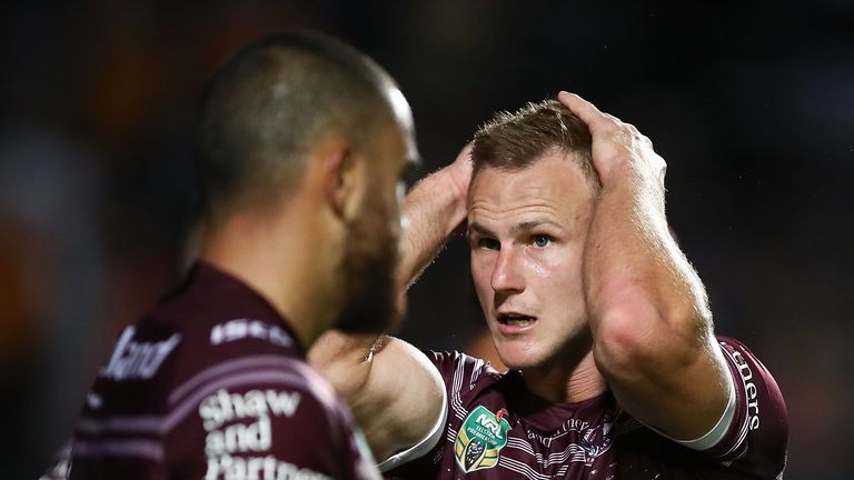Daly Cherry-Evans was left dismayed as the Manly Sea Eagles were booed off after losing to Wests Tigers