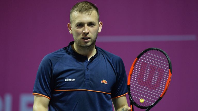 Dan Evans is looking to complete the dream comeback in Glasgow