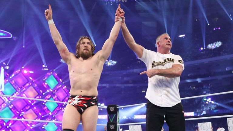 Daniel Bryan completed an emotional return to the ring at WrestleMani