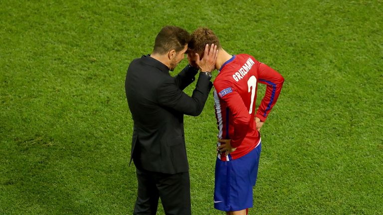 Diego Simeone hopes to convince Antoine Griezmann his future lies at Atletico Madrid 