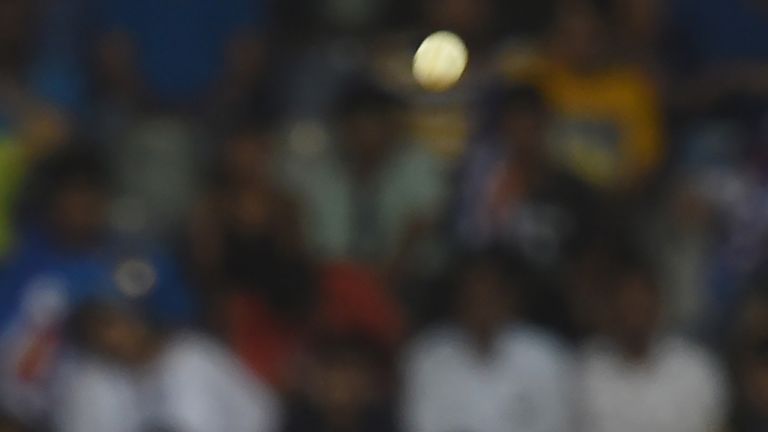 Chennai Super Kings' Dwayne Bravo plays a shot during the 2018 IPL cricket match against Mumbai Indians at the Wankhede stadium on April 7, 2018