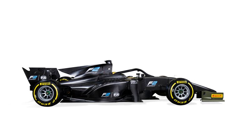 The new 2018 F2 car