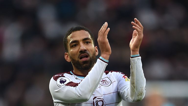 Burnley winger Aaron Lennon