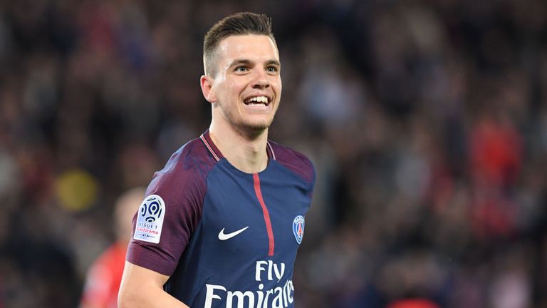 Giovani Lo Celso celebrates after scoring for PSG
