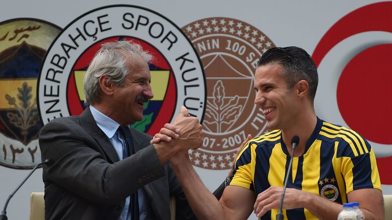 Giuliano Terraneo signed Robin van Persie from Man United in 2015 when he was Fenerbahce's sporting director