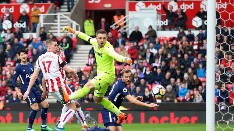 Harry Kane restores Tottenham's lead at the bet365 Stadium