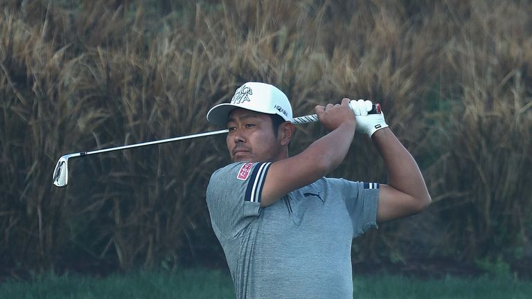 during day one of the Hero Indian Open at Dlf Golf and Country Club on March 8, 2018 in New Delhi, India.