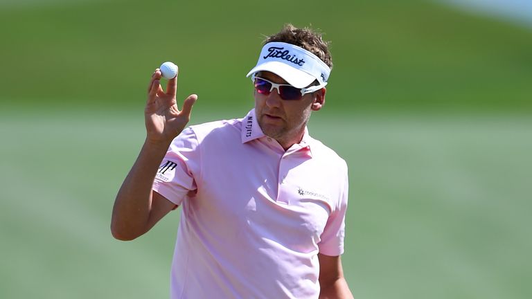 HUMBLE, TX - MARCH 31: Ian Poulter during the third round of the Houston Open at the Golf Club of Houston on March 31, 2018 in Humble, Texas.  (Photo by Josh Hedges/Getty Images)