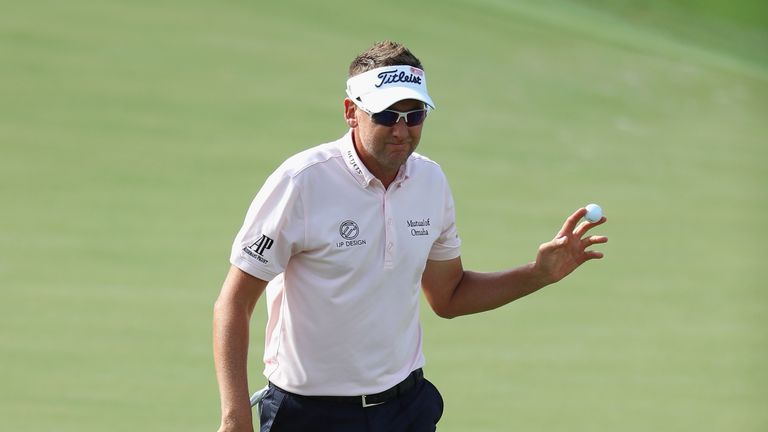 during the final round of THE PLAYERS Championship at the Stadium course at TPC Sawgrass on May 14, 2017 in Ponte Vedra Beach, Florida.